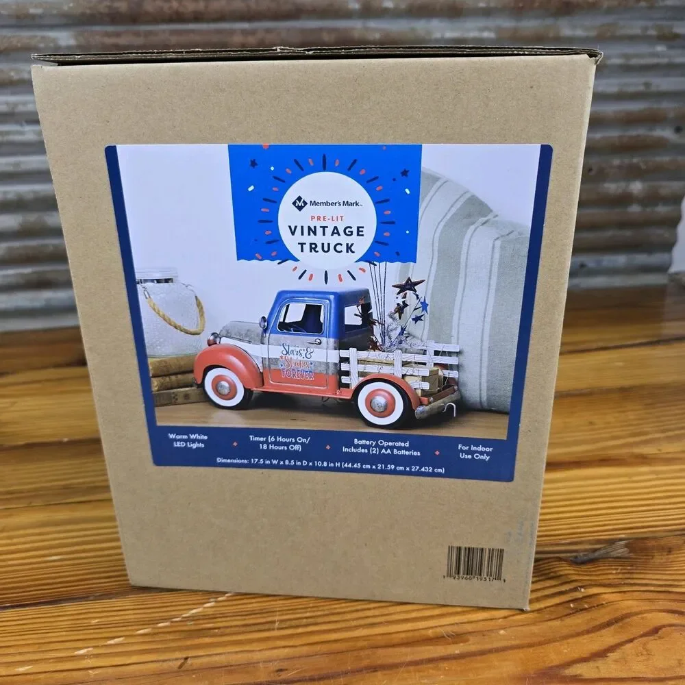 Members Mark Prelit Vintage Trucks July4th